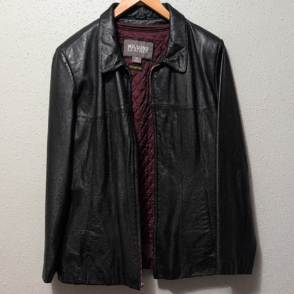 Wilsons Leather Men's Black Jacket